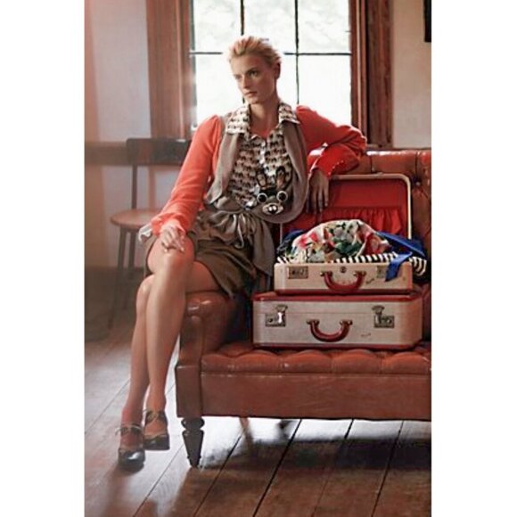 Anthropologie “Ruffled Firelight” Cardigan by Lia Molly - Picture 2 of 11